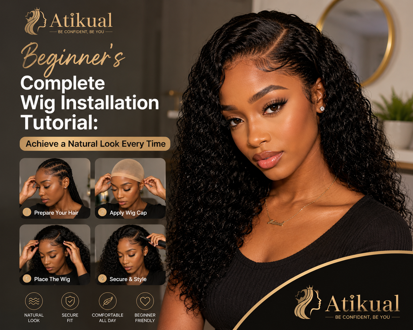 Beginner’s Complete Wig Installation Tutorial: Achieve a Natural Look Every Time