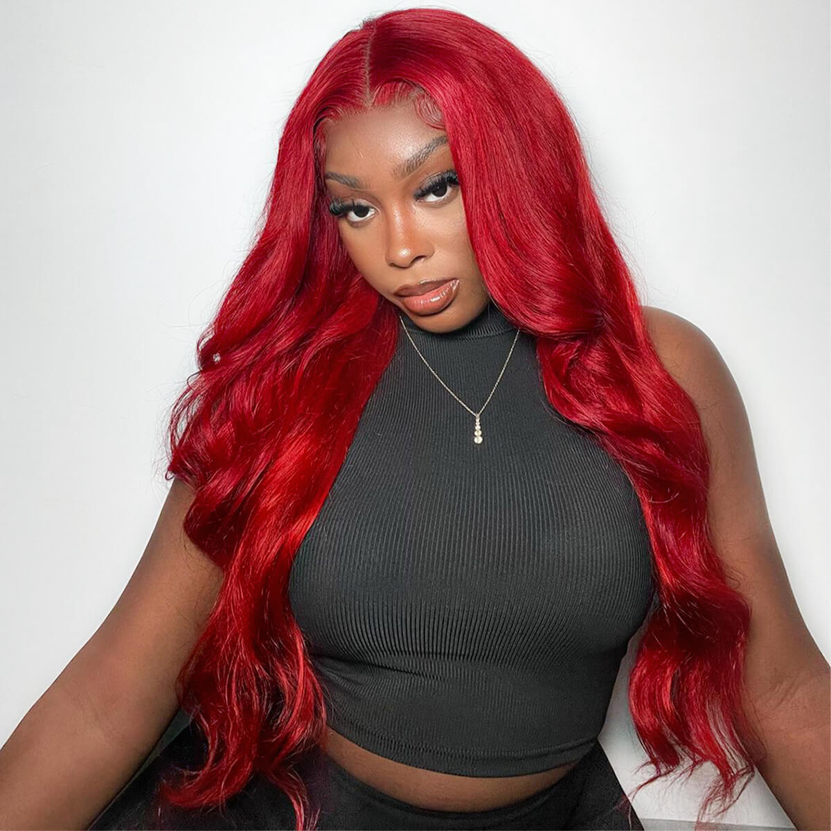 Upgrade 6×5 Pre-cut Hd Lace Wig Red Wear & Go Glueless Wig 180% Density Pre-plucked