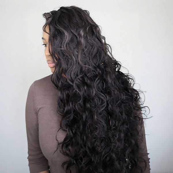 Atikual Natural Flow Body Wave Crochet Human Hair Extensions Lightweight Reusable Beginner Friendly