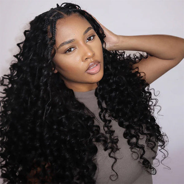 Atikual Pre-Separated Loose Deep Crochet Human Hair | Salon-Quality Boho Hair Braids