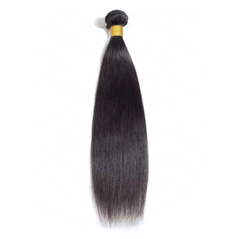 Atikual 1 Bundle Sliky Straight 100% Virgin Human Hair Natural Color
