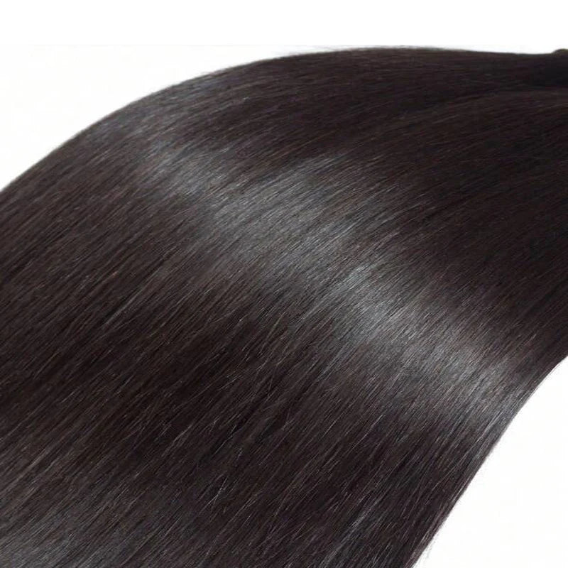 Atikual 1 Bundle Sliky Straight 100% Virgin Human Hair Natural Color