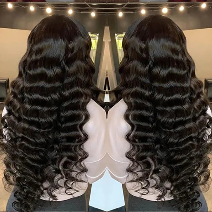 Atikual Brazilian Hair Weave 4 Bundles Loose Wave Hair 100% Remy Hair Brazilian Spring Loose Curly Human Hair