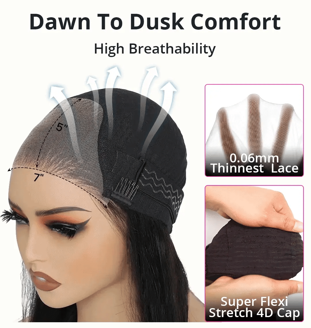 Atikual Ombre Honey Blonde Water Wave Wigs Pre Everything Transparent Lace Front Wig 100% Human Hair For Women