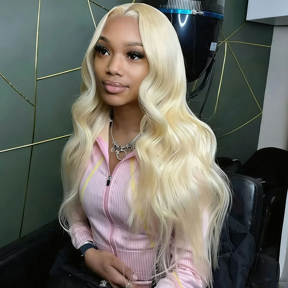 Atikual Blonde 613 Lace Frontal Wig Body Wave 13x4 13x6 Lace Front Wig Human Hair