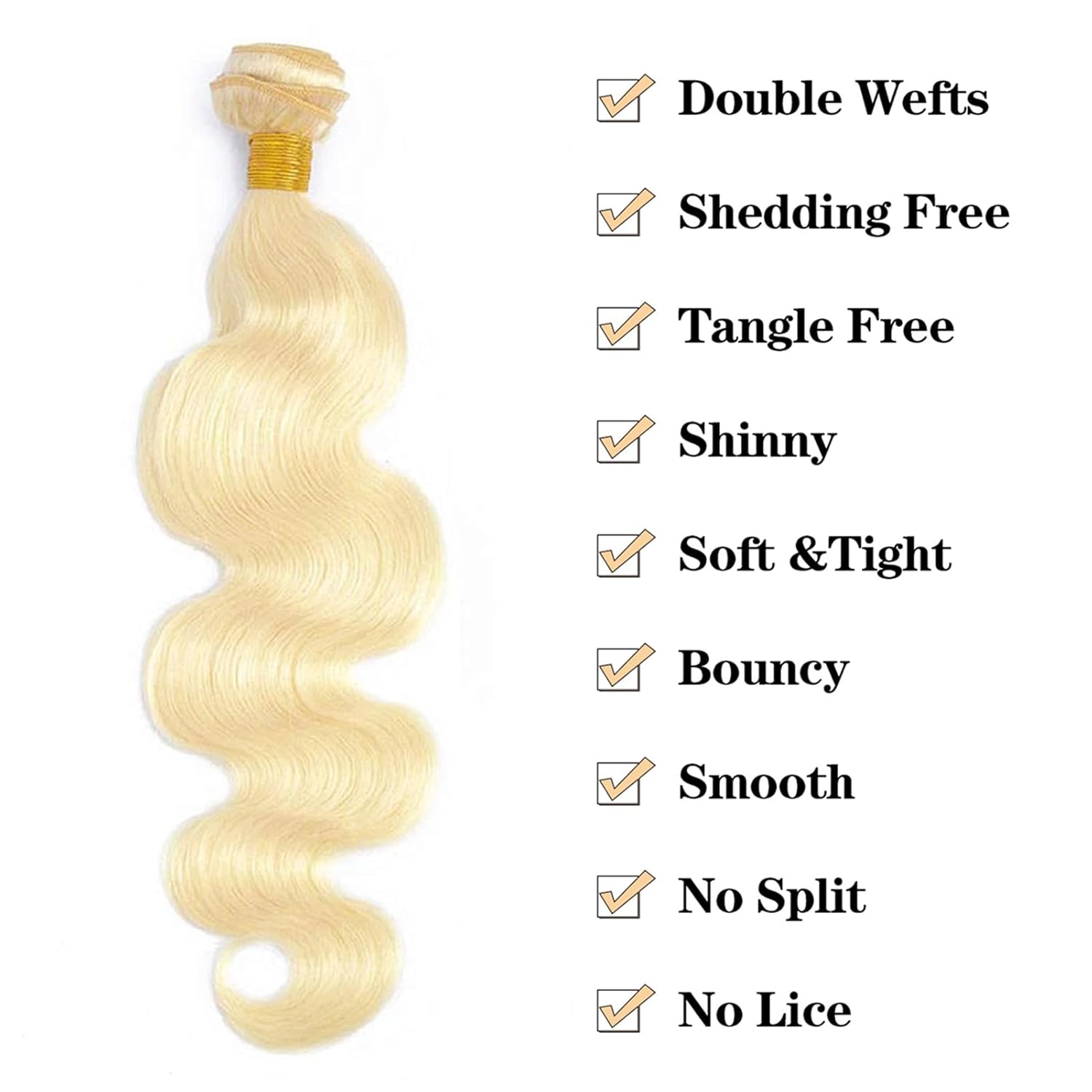 Atikual Hair 613 Body Wave 4 Bundles Brazilian Hair Unprocessed Human Raw Mink Hair Bundles 100% virgin Human hair Weave