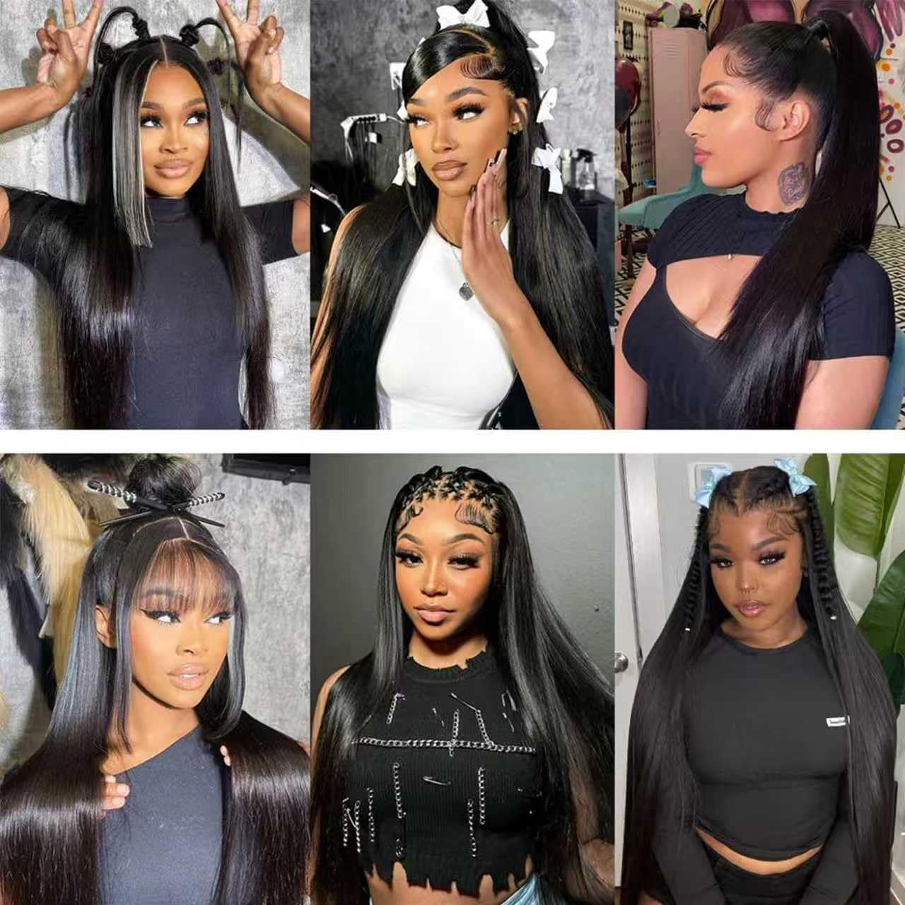 Atikual Brazilian Straight Hair 4 Bundles Brazilian Virgin Remy Hair Weave High Quality Natural Hair Extensions