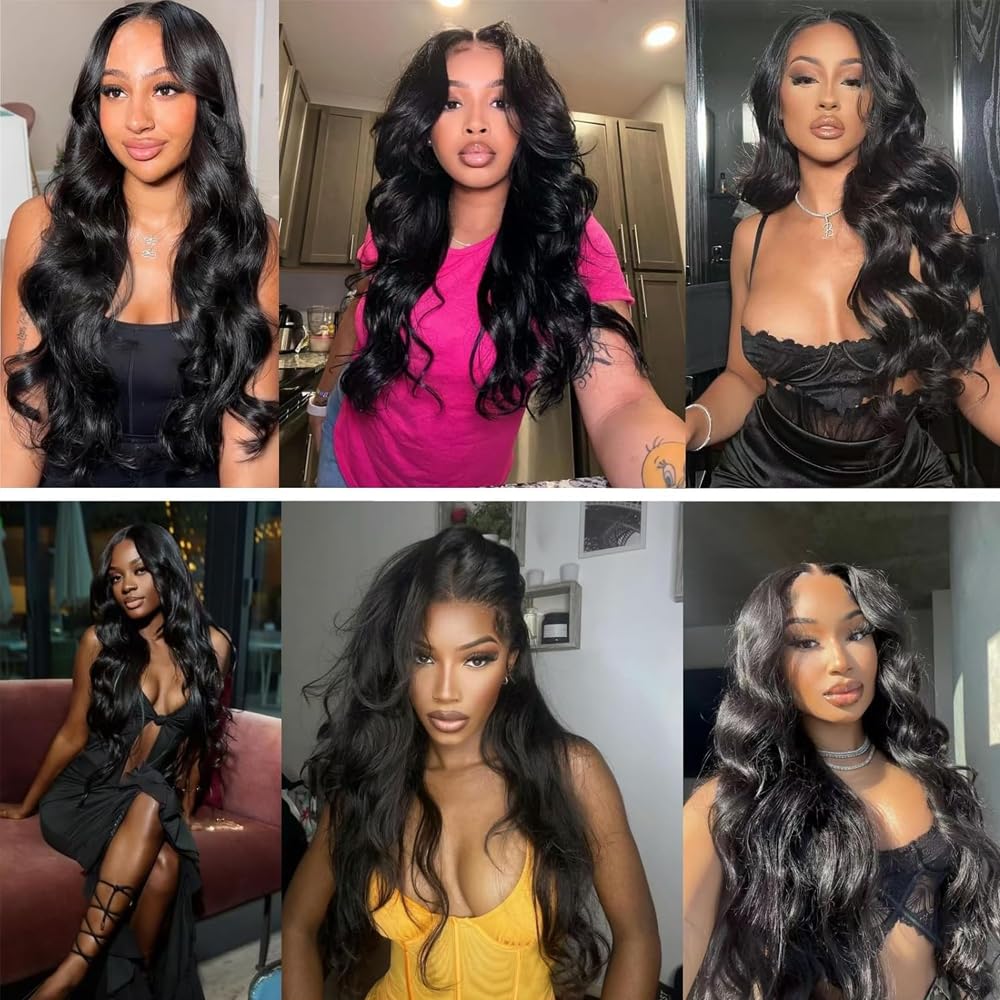 Atikual Hair Brazilian Body Wave 3 Bundles 100% Human Hair Weave Bundles Brazilian Virgin Hair Body Wavy Hair Extension