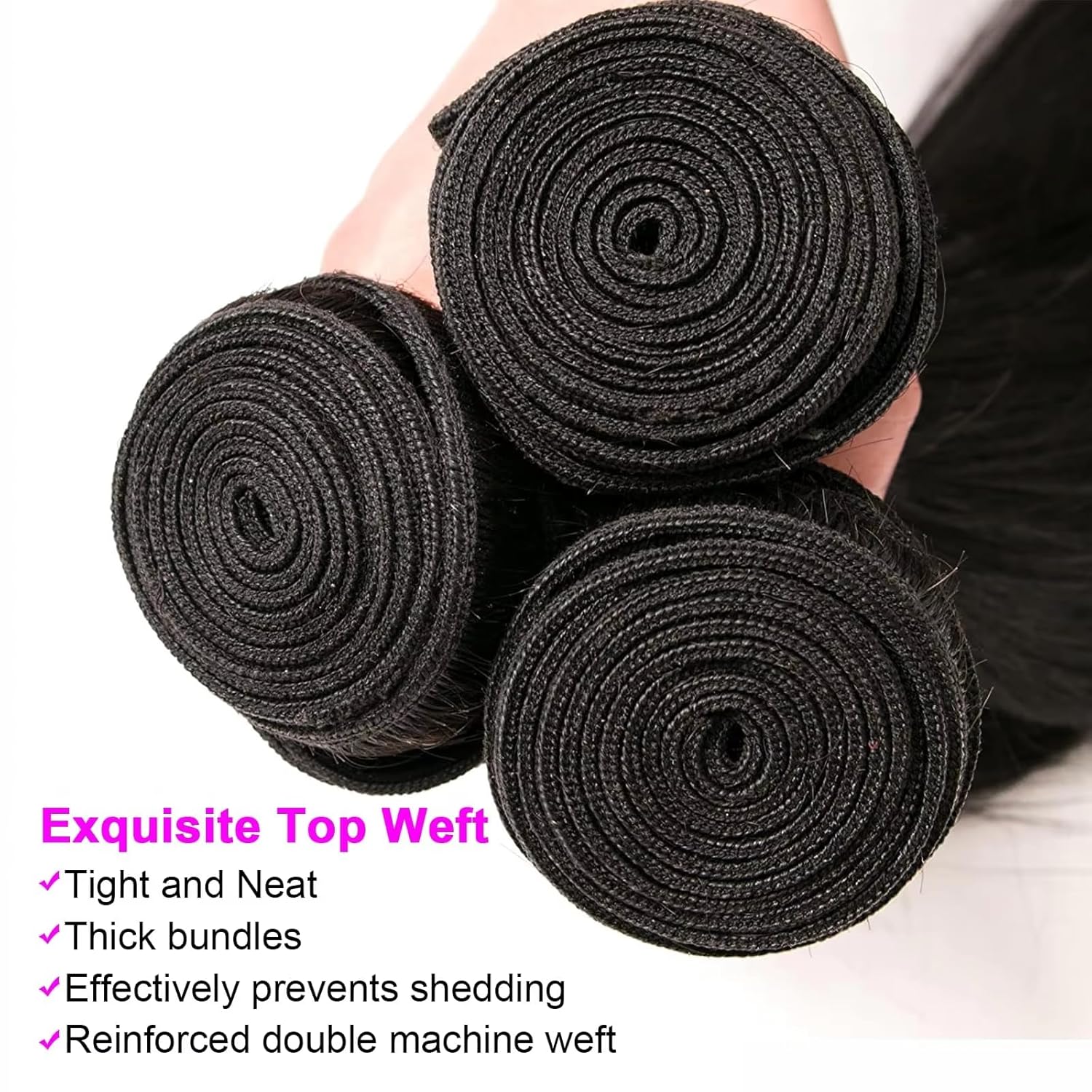 Atikual Loose Wave Virgin Hair Weave Bundles 1Piece/pack Unprocessed Human Hair Extension