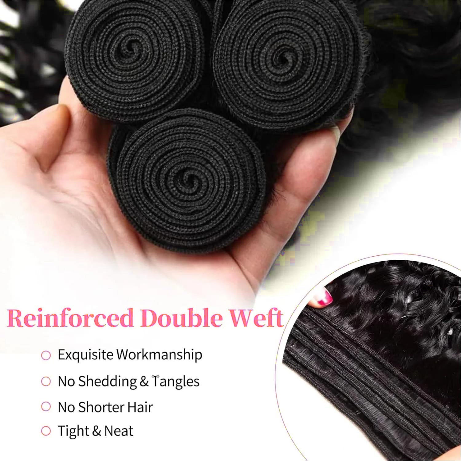 Atikual Hair Brazilian Kinky Curly Virgin Hair 3 Bundles Deal Afro Kinky Curly Brazilian Human Hair Weave Extension