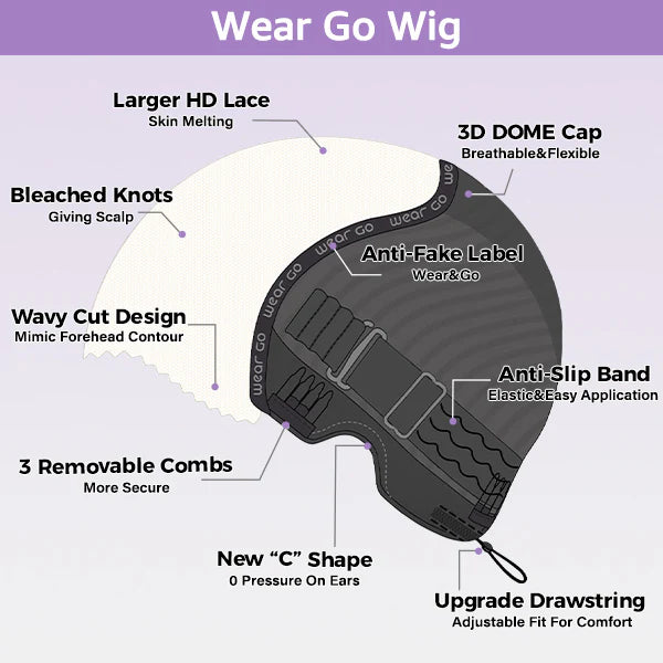 Atikual Wear Go Glueless Wigs Pre Cut Lace Kinky Straight 7x5 HD Lace Closure Bob Wigs 100% Human Hair