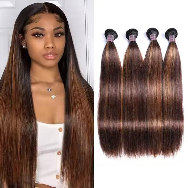 Glueless Straight Transparent Top Lace Wig T1b/4 Human Hair Wigs Atikual