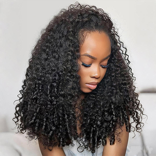 Atikual Premium Burmese Curly Crochet Human Hair Soft Defined Curls Natural Look for Effortless Everyday Glam
