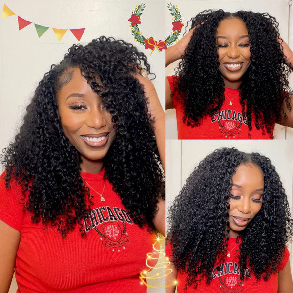 Atikual Premium Burmese Curly Crochet Human Hair Soft Defined Curls Natural Look for Effortless Everyday Glam