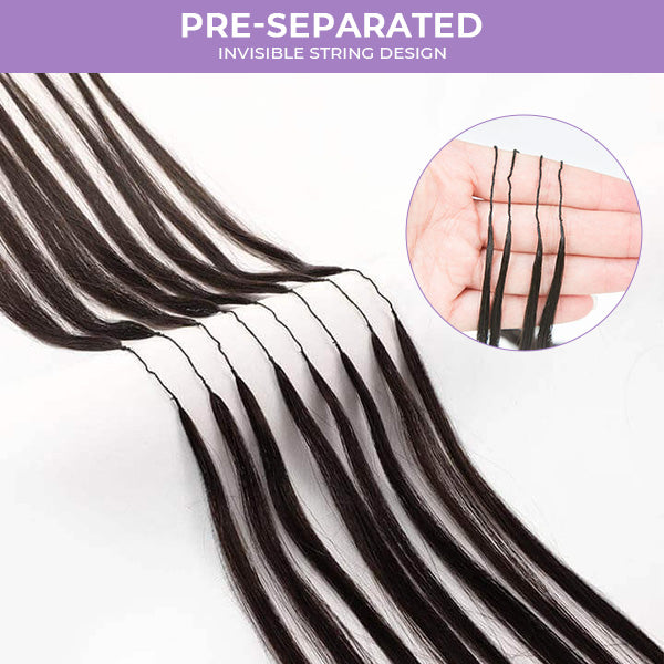 Atikual Natural Flow Body Wave Crochet Human Hair Extensions Lightweight Reusable Beginner Friendly