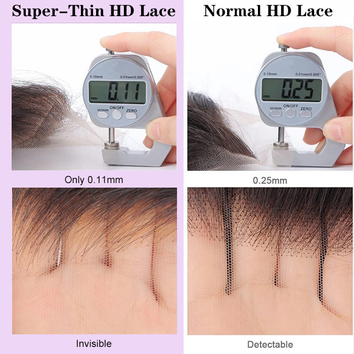Atikual Widow's Peak M Hairline 13x6 HD Lace Front Wig Straight Brazilian Human Hair