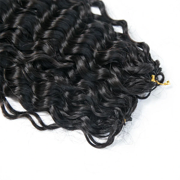 Atikual Premium Burmese Curly Crochet Human Hair Soft Defined Curls Natural Look for Effortless Everyday Glam