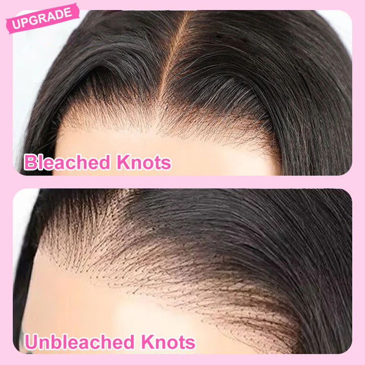 Atikual Sliky Straight Glueless Pre Cut 7X5 HD Lace Wear Go Lace Closure Wigs Human Hair Beginner Friendly