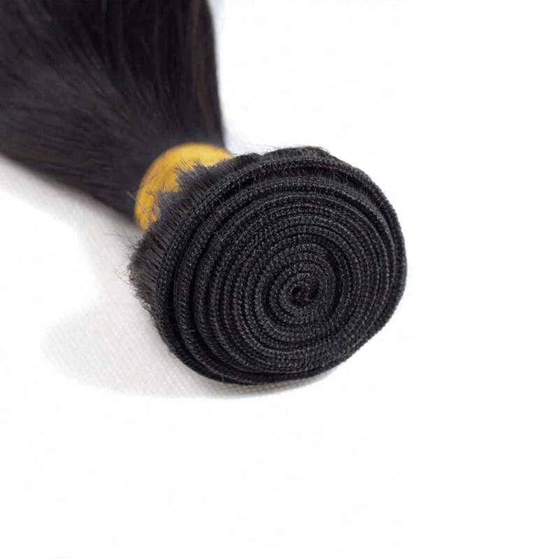 Atikual 1 Bundle Sliky Straight 100% Virgin Human Hair Natural Color