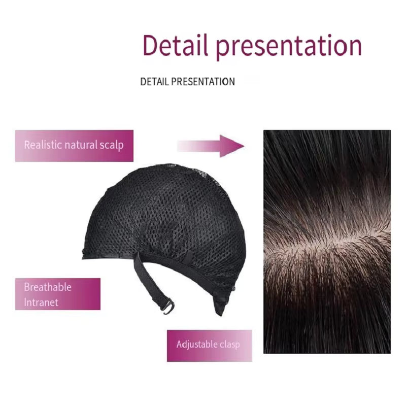 Atikual 99J Straight Wig With Bangs Silky Straight Glueless Human Hair Wig Natural Hairline