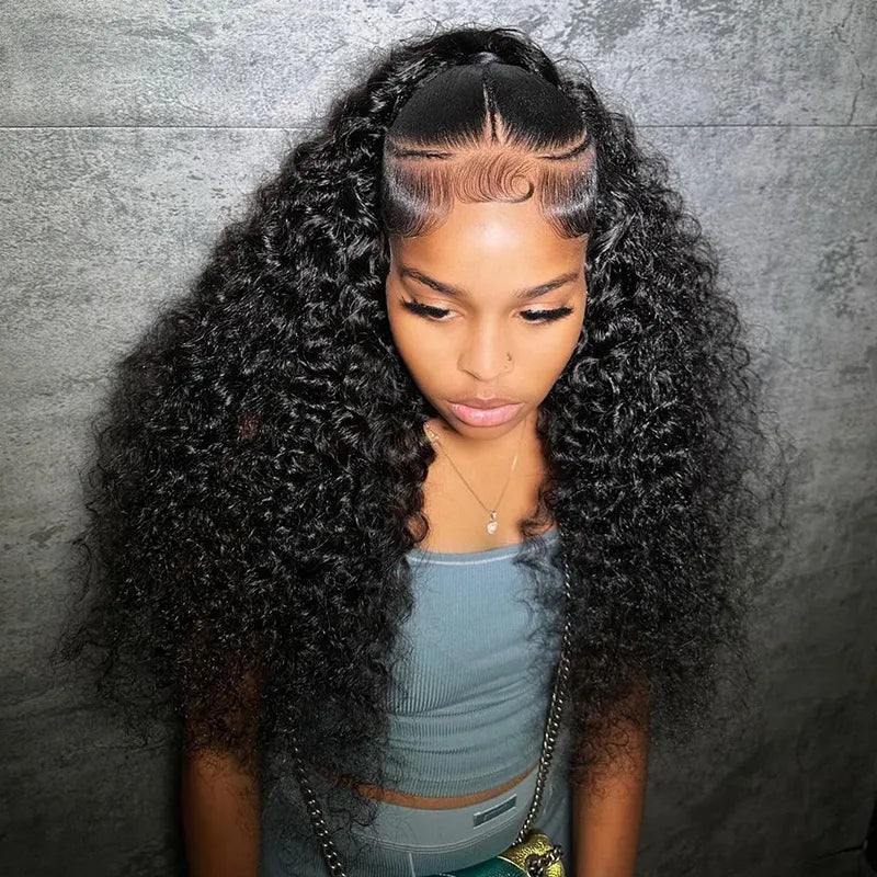 Atikual Glueless Pre-Braided 9×6 Pre Cut Lace Wig Deep Wave Flexi-Fit Wig Pre-Everything