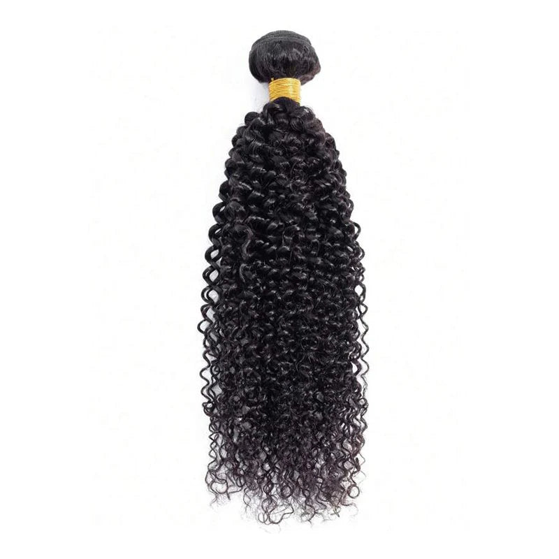 Atikual Kinky Curly Wave 1 Bundle Virgin Human Hair Natural Color