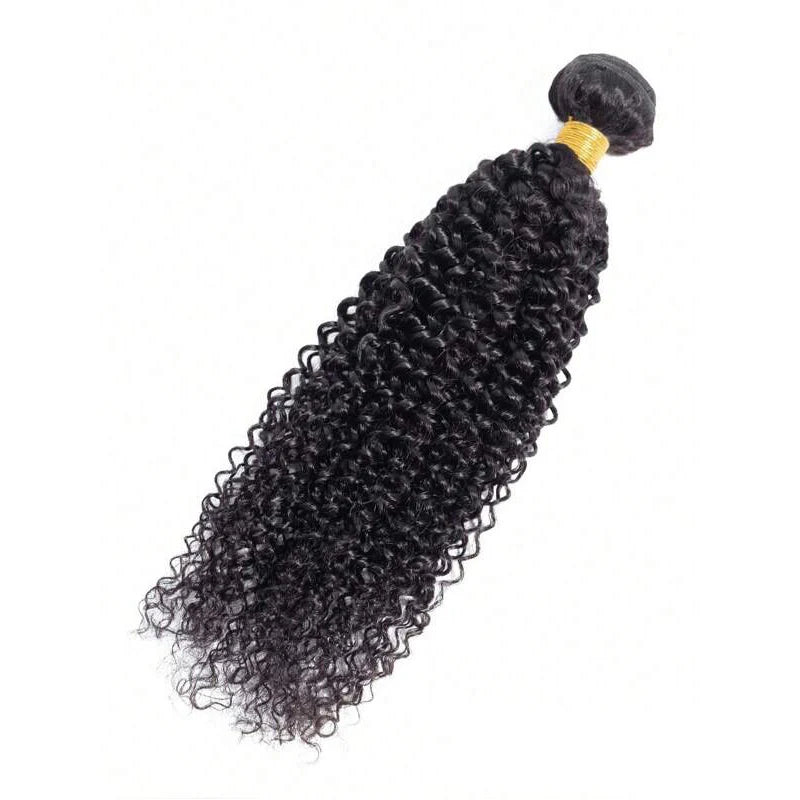 Atikual Kinky Curly Wave 1 Bundle Virgin Human Hair Natural Color