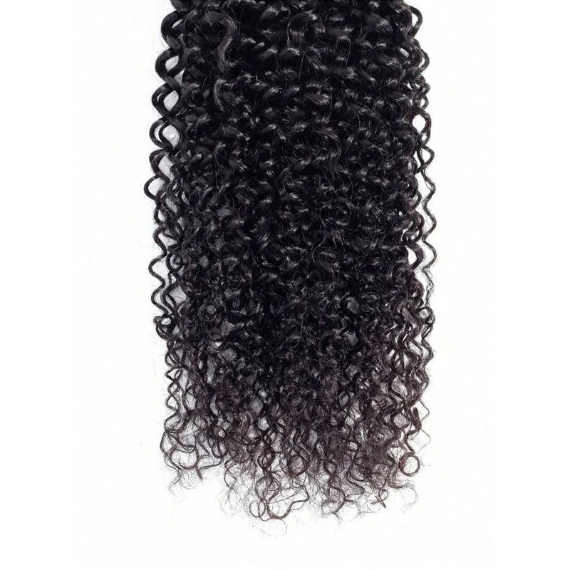Atikual Kinky Curly Wave 1 Bundle Virgin Human Hair Natural Color