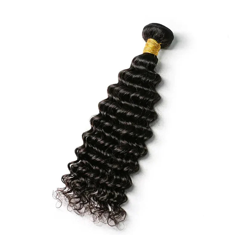 Atikual Deep Wave 1 Bundle 100% Unprocessed Brazilian Virgin Hair