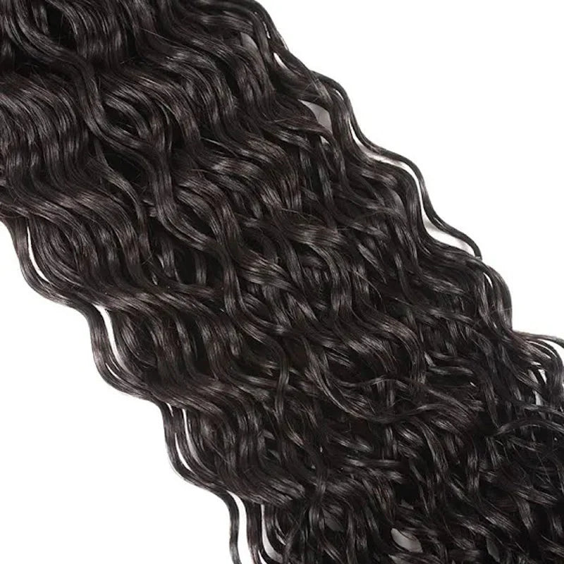 Atikual Water Wave 1 Bundle Hair Weft Natural Black Color Human Hair