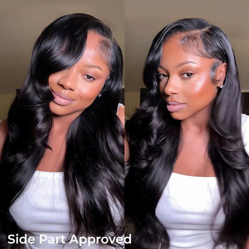 Atikual Body Wave Upart Sew In Wig Human Hair Natural Color Upart Wigs For Women 250% Density Glueless wigs